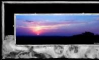 Sunset From County Line (Metal Frame)