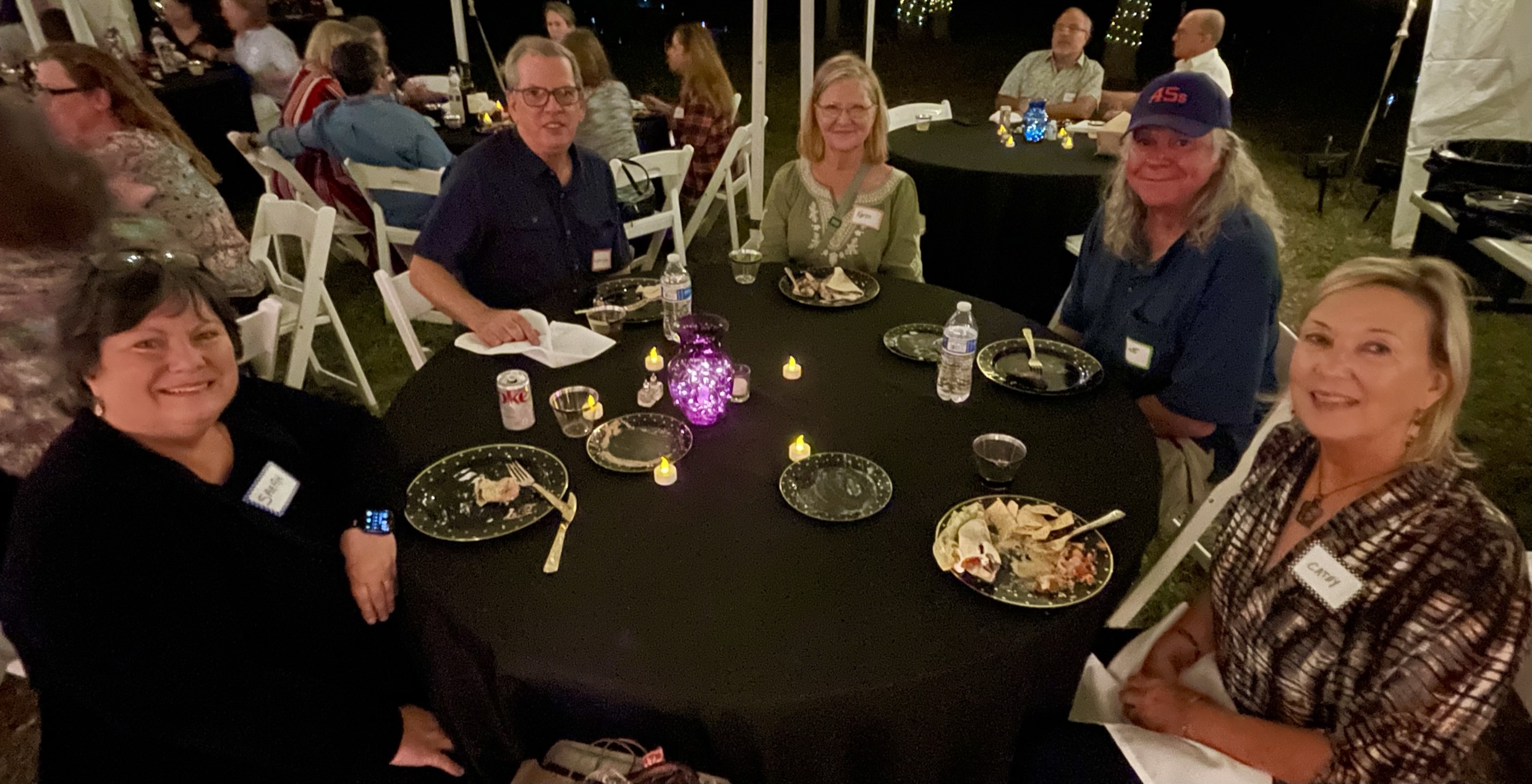 Guests at table