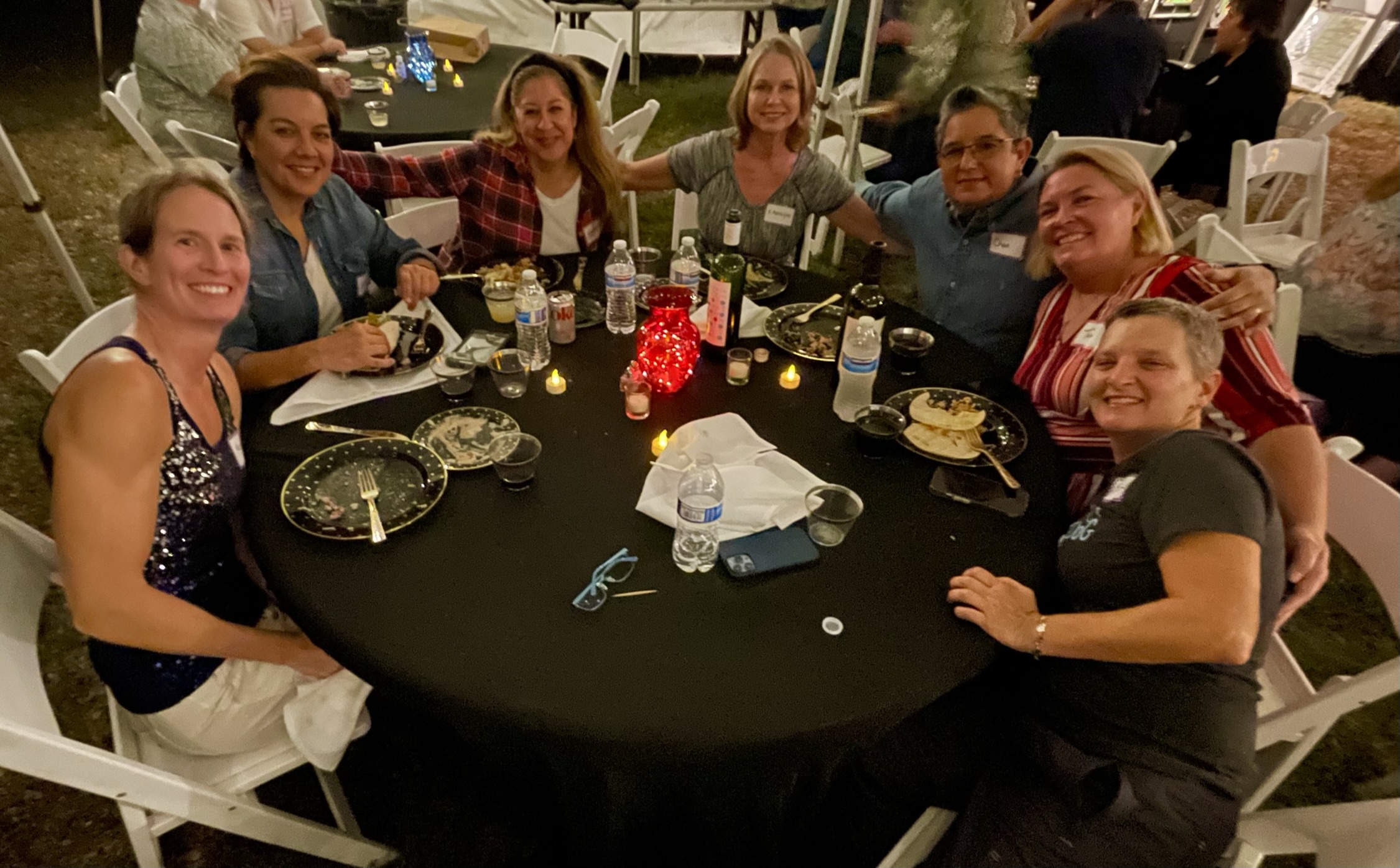 Guests at table