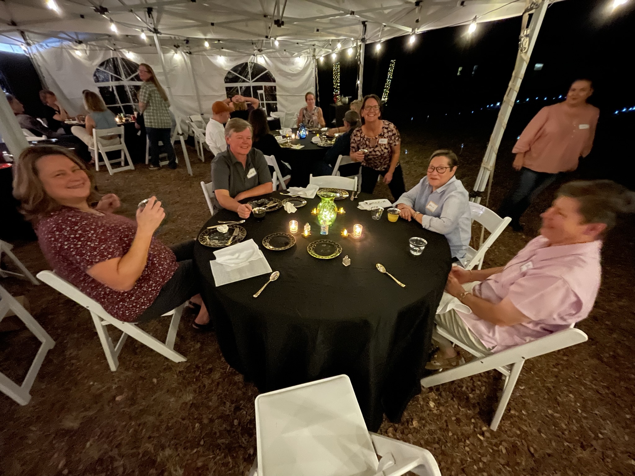 Guests at table